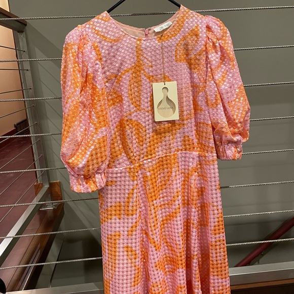 Stine Goya-Celina printed sequin dress Color: Stoke Flower. Size S. Like new. - Picture 5 of 6